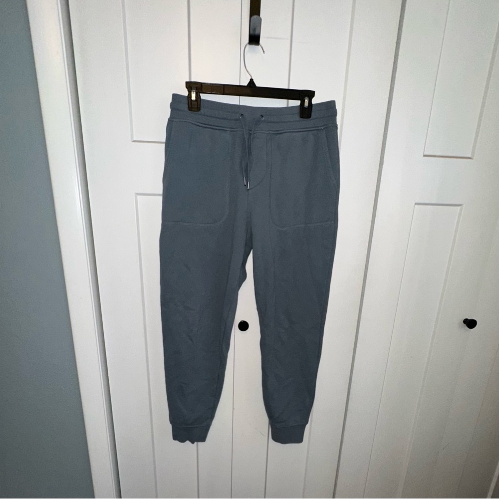 Banana Republic Blue/Gray Jogger Sweatpants Elastic Cuffs